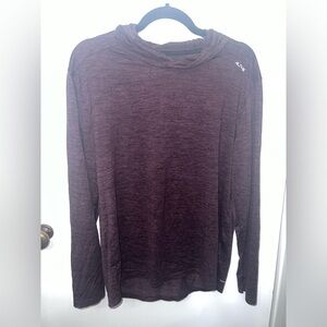 Burgandy Hooded Tee